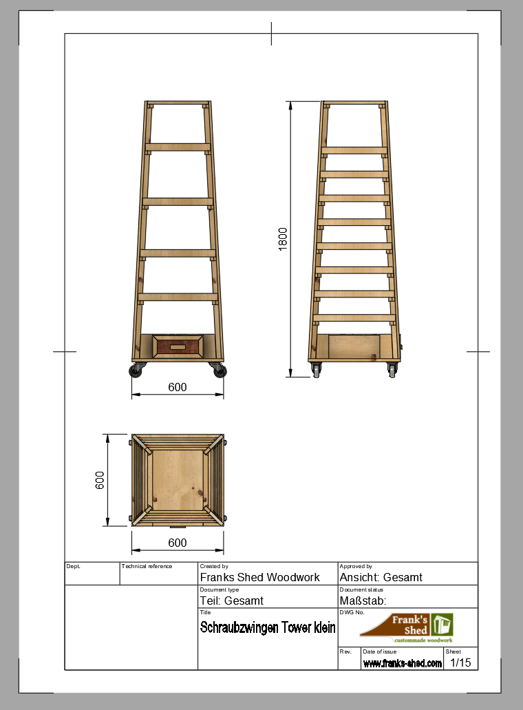 Mobiler Zwingenturm (Kleine Version)